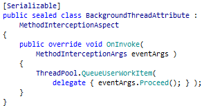 Address multithreading declaratively.
